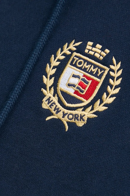 Bavlněná mikina Tommy Jeans DM0DM19762 námořnická modř