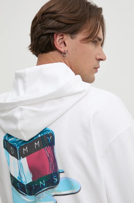 Tommy Jeans bluza bawełniana biały DM0DM20500