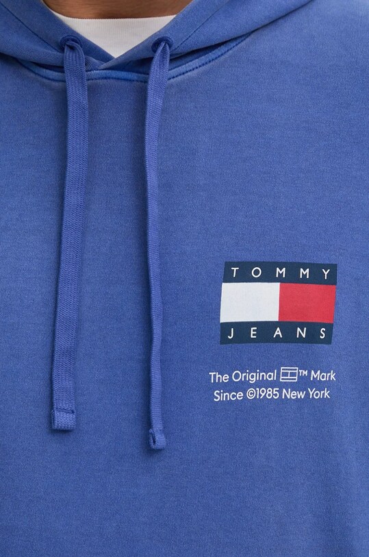 Бавовняна кофта Tommy Jeans DM0DM20500 блакитний