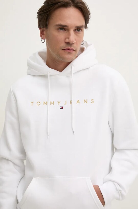 Tommy Jeans bluza alb DM0DM20503