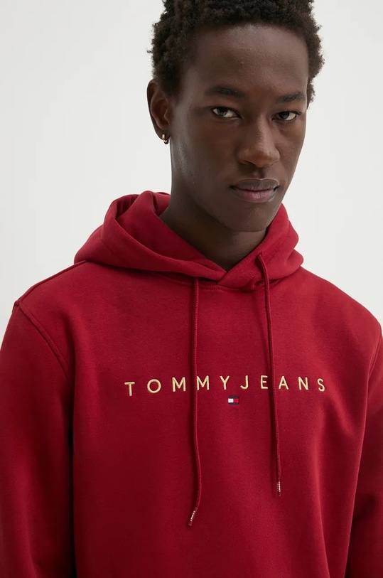 Mikina Tommy Jeans burgundské DM0DM20503