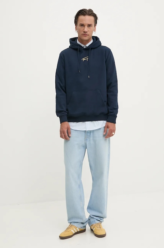 Суичър Tommy Jeans DM0DM20507 тъмносин AW24