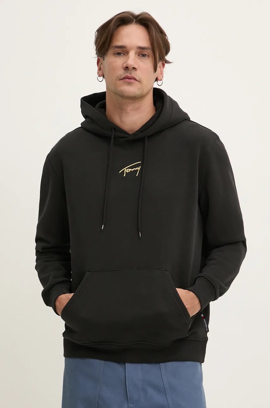 Tommy Jeans bluza imprimeu negru DM0DM20507