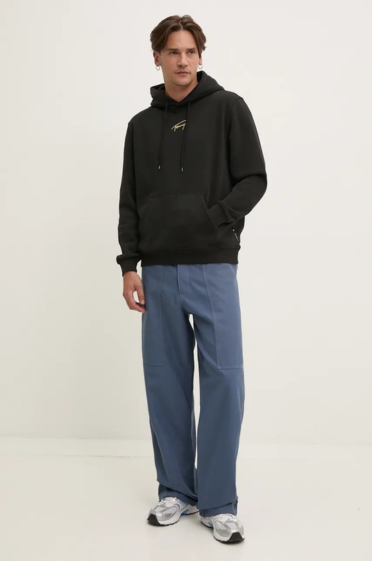 Tommy Jeans bluza DM0DM20507 negru AW24