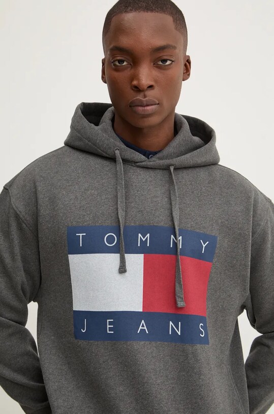 Tommy Jeans felső szürke DM0DM20591