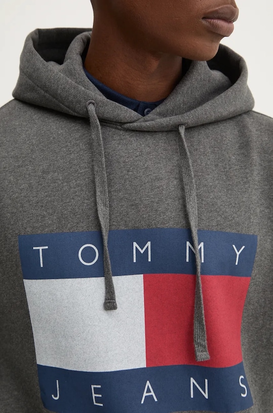 Tommy Jeans felső DM0DM20591 szürke
