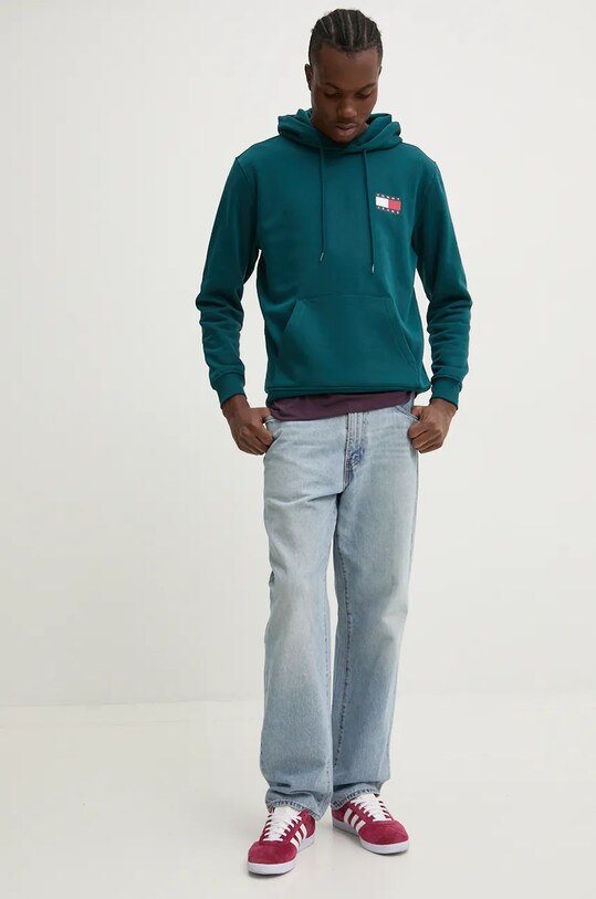 Кофта Tommy Jeans DM0DM20738 бирюзовый AW25