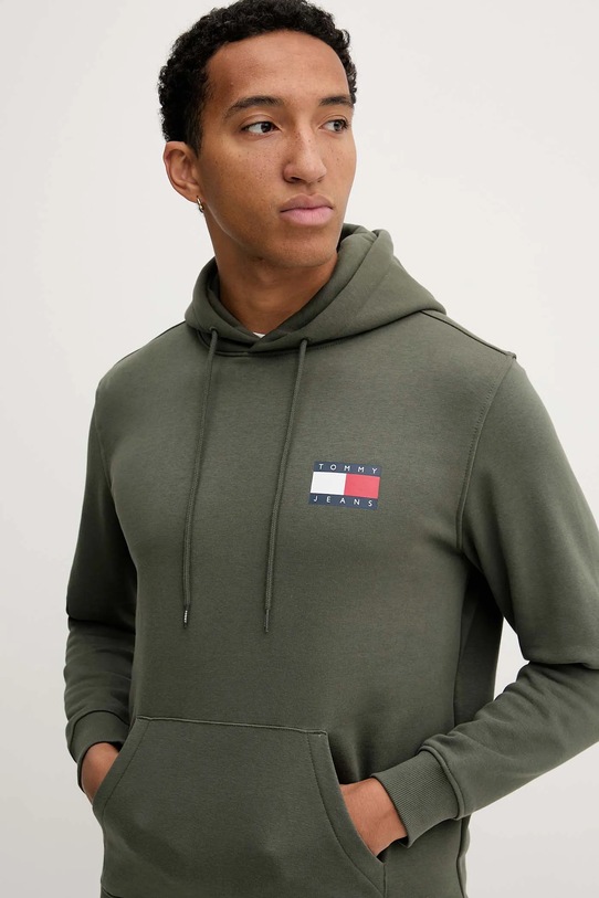 Tommy Jeans bluza zielony DM0DM20738