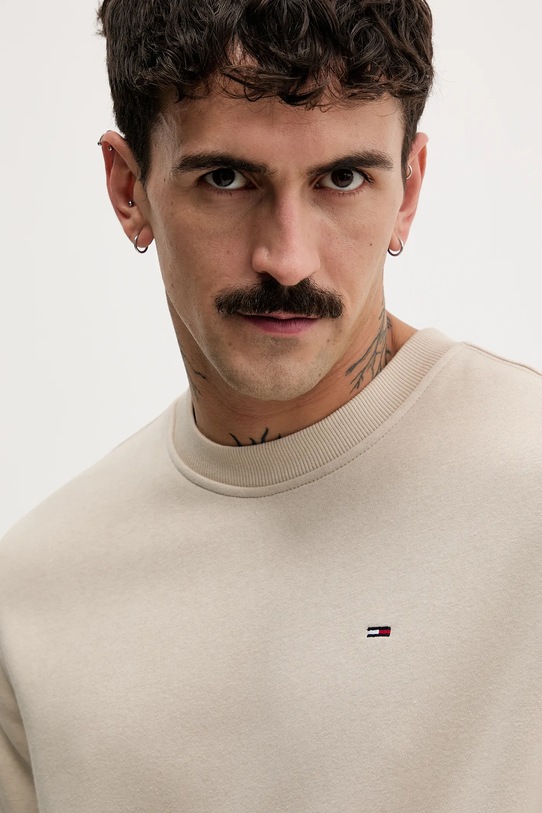 Μπλούζα Tommy Jeans μπεζ DM0DM20741