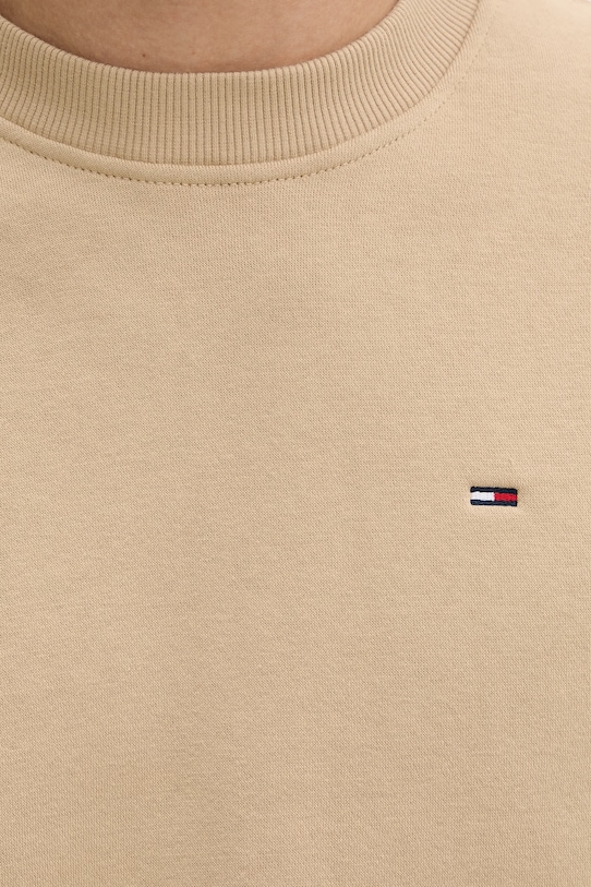 Tommy Jeans bluza męska z bawełną DM0DM20741 beżowy