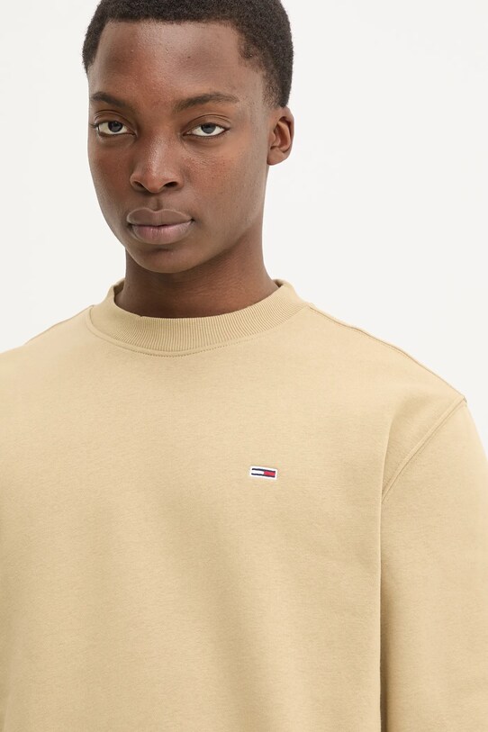 Μπλούζα Tommy Jeans μπεζ DM0DM20741