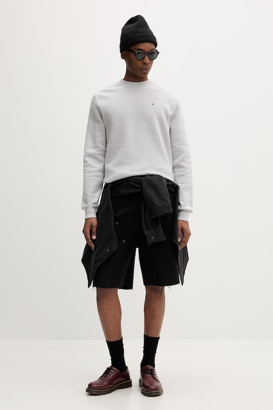 Tommy Jeans bluza męska z bawełną DM0DM20741 szary AA00