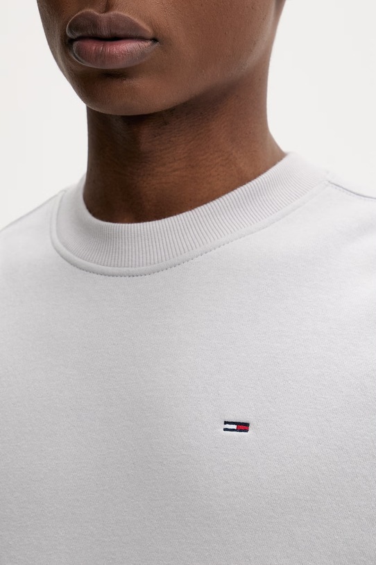 Tommy Jeans bluza męska z bawełną DM0DM20741 szary