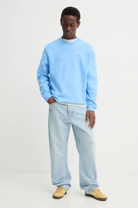 Tommy Jeans bluza DM0DM20741 niebieski SS25