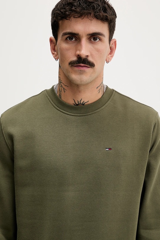 Tommy Jeans bluza zielony DM0DM20741