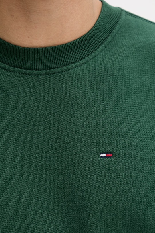 Tommy Jeans bluza męska z bawełną DM0DM20741 zielony