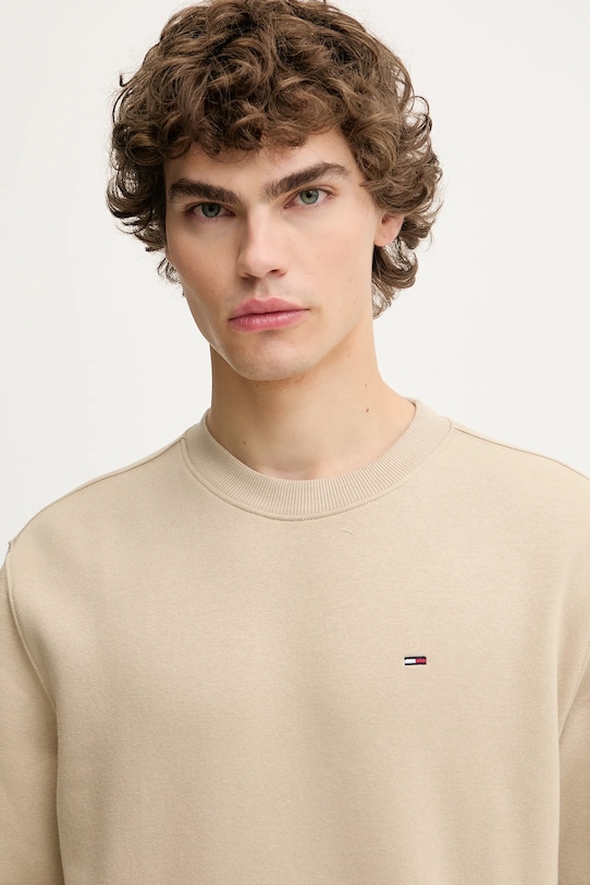 Дрехи Суичър Tommy Jeans DM0DM20741 бежов