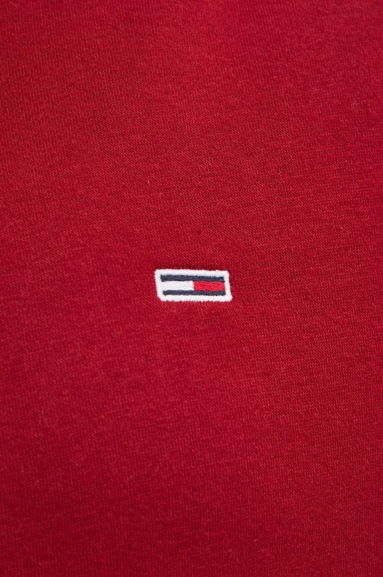 Tommy Jeans Hanorac bărbați cu bumbac DM0DM20741 burgundia