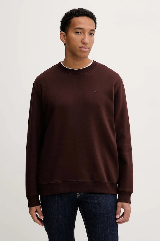 Tommy Jeans bluza pozostałe brązowy DM0DM20741