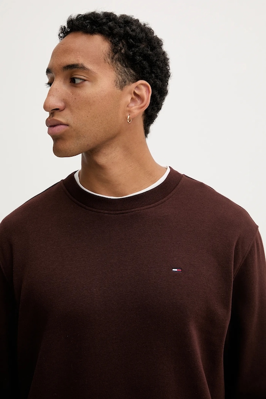 Tommy Jeans bluza brązowy DM0DM20741