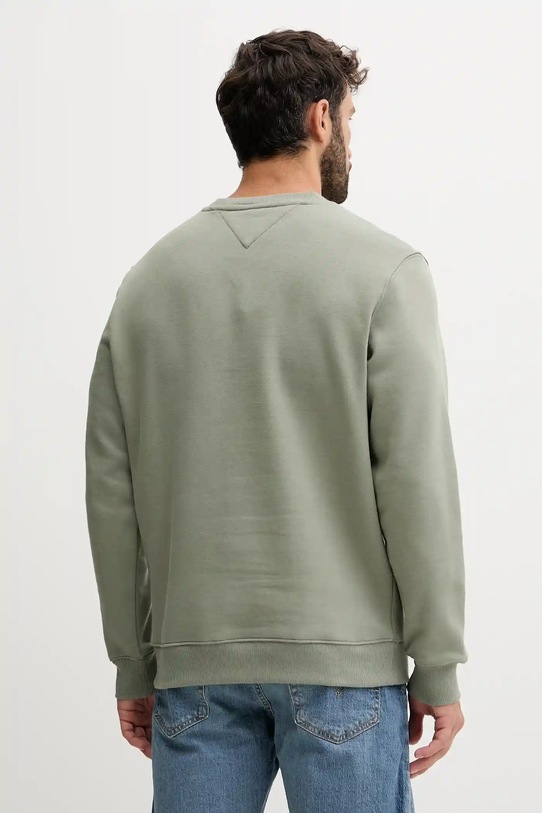 Tommy Jeans bluză DM0DM20741 verde SS25
