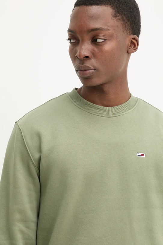 Tommy Jeans bluza verde DM0DM20741