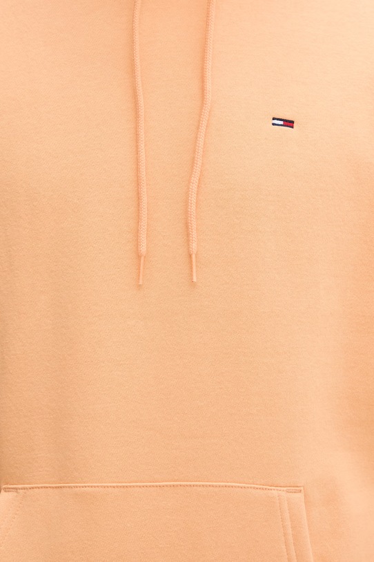 Tommy Jeans μπλούζα με κουκούλα παιδική DM0DM20742 πορτοκαλί