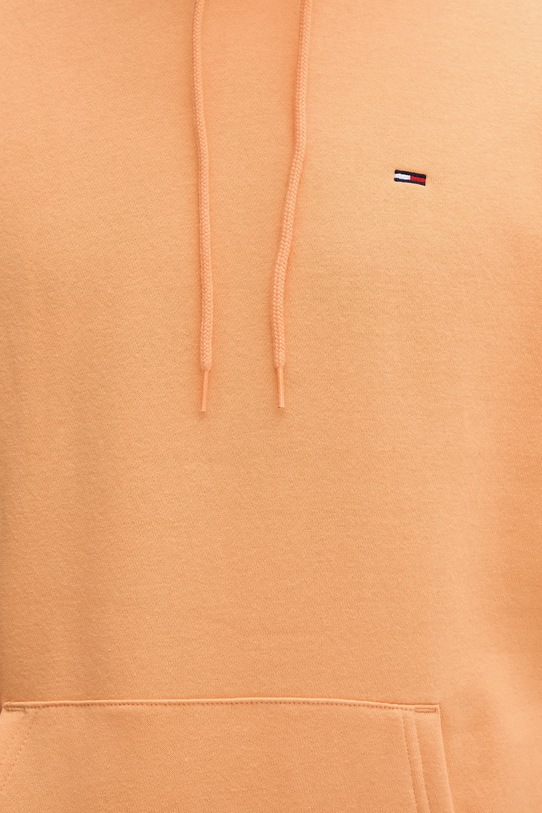 Tommy Jeans μπλούζα με κουκούλα παιδική DM0DM20742 πορτοκαλί