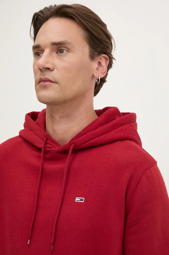Mikina Tommy Jeans burgundské DM0DM20742