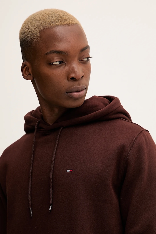 Tommy Jeans bluză maro DM0DM20742