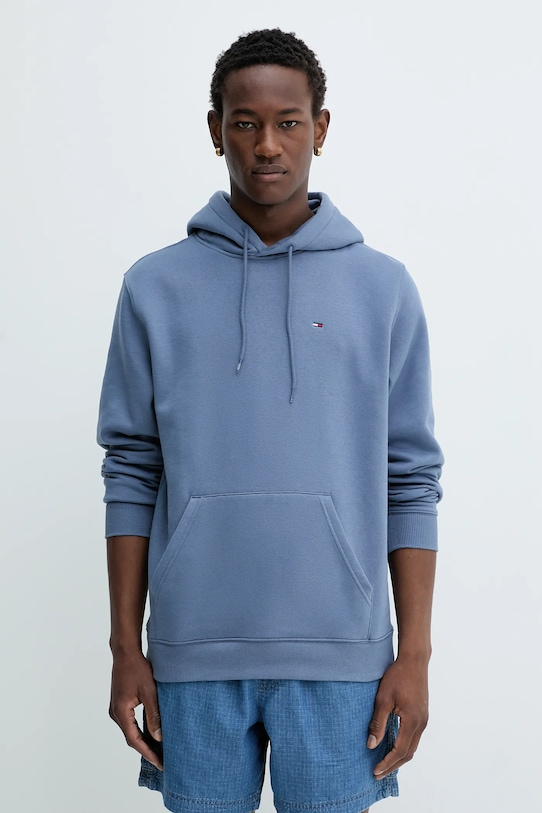 Tommy Jeans bluza z kapturem niebieski DM0DM20742