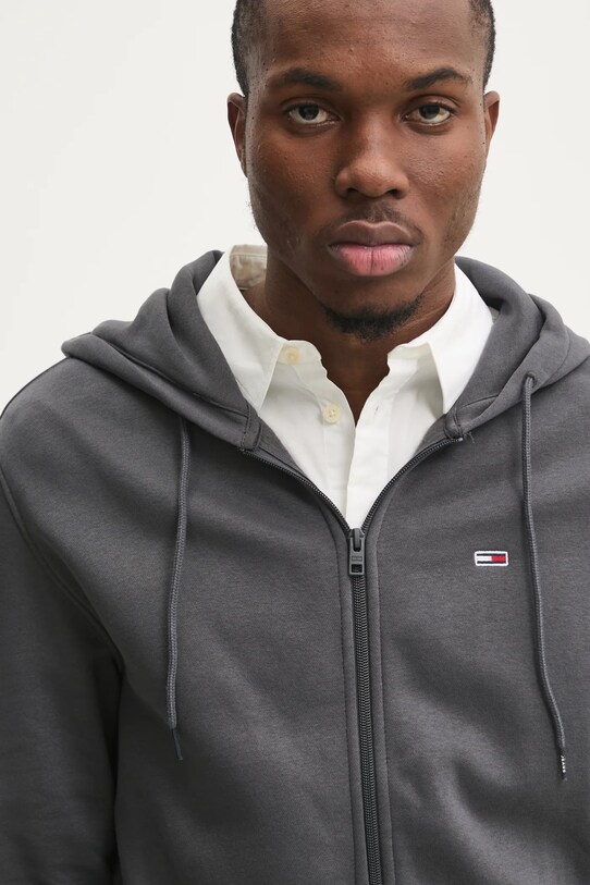 Μπλούζα Tommy Jeans γκρί DM0DM20743