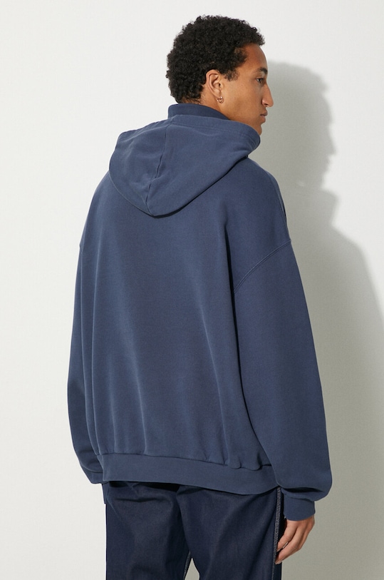 Oblečení Bavlněná mikina AMBUSH Collar Rib Sweatshirt Insignia BMBB004F24FLE0014545 modrá