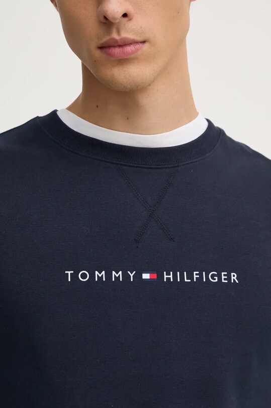 Mikina Tommy Hilfiger UM0UM03346 tmavomodrá