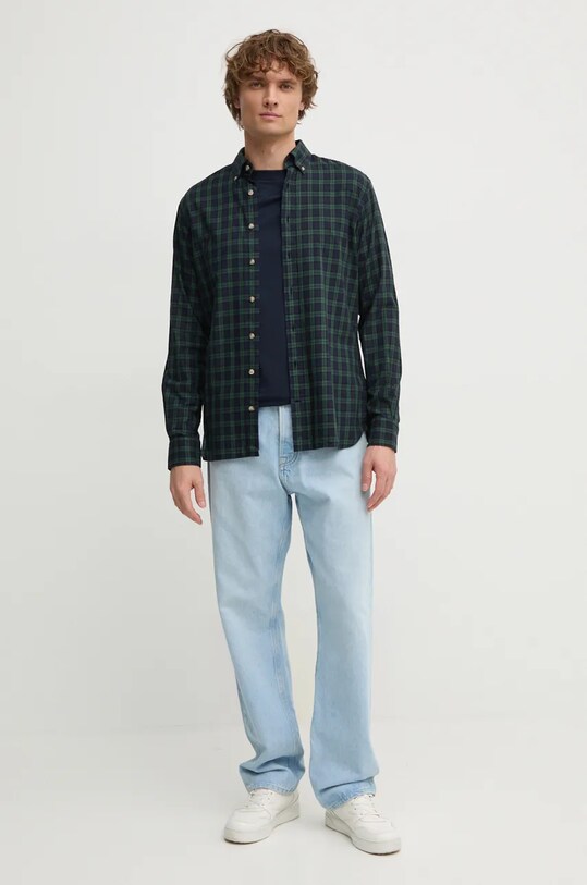 Majica dugih rukava Tommy Hilfiger UM0UM03366 mornarsko plava NC24