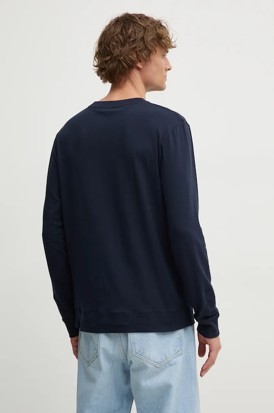 Oblečenie Tričko s dlhým rukávom Tommy Hilfiger UM0UM03366 tmavomodrá