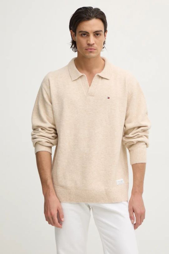 Svetr Tommy Hilfiger béžová UM0UM03369
