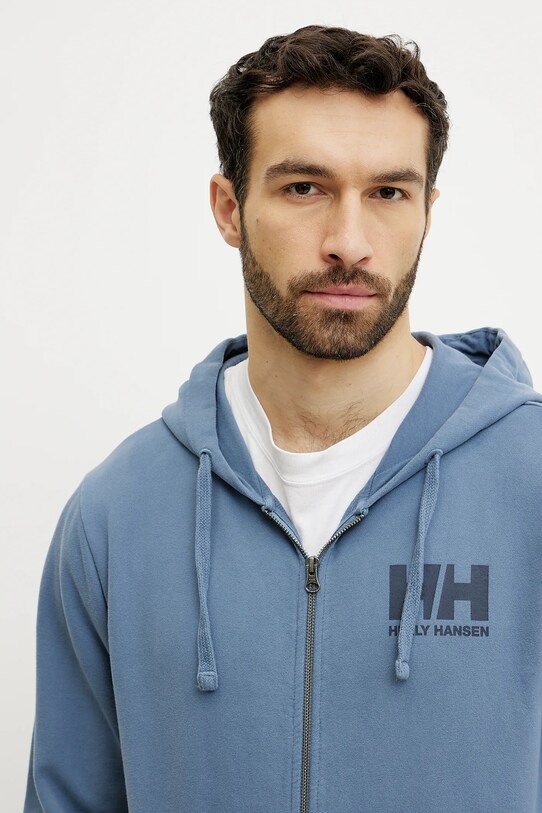 Βαμβακερή μπλούζα Helly Hansen HH LOGO μπλε 30393