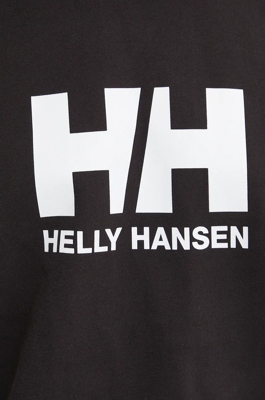 Bavlněná mikina Helly Hansen HH LOGO 30395 černá
