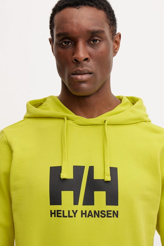 Βαμβακερή μπλούζα Helly Hansen HH LOGO κίτρινο 30394
