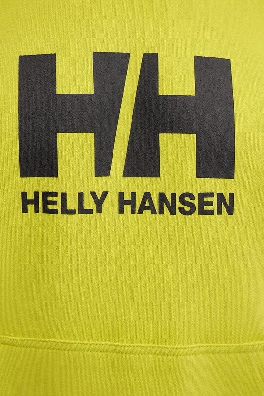 Βαμβακερή μπλούζα Helly Hansen HH LOGO 30394 κίτρινο
