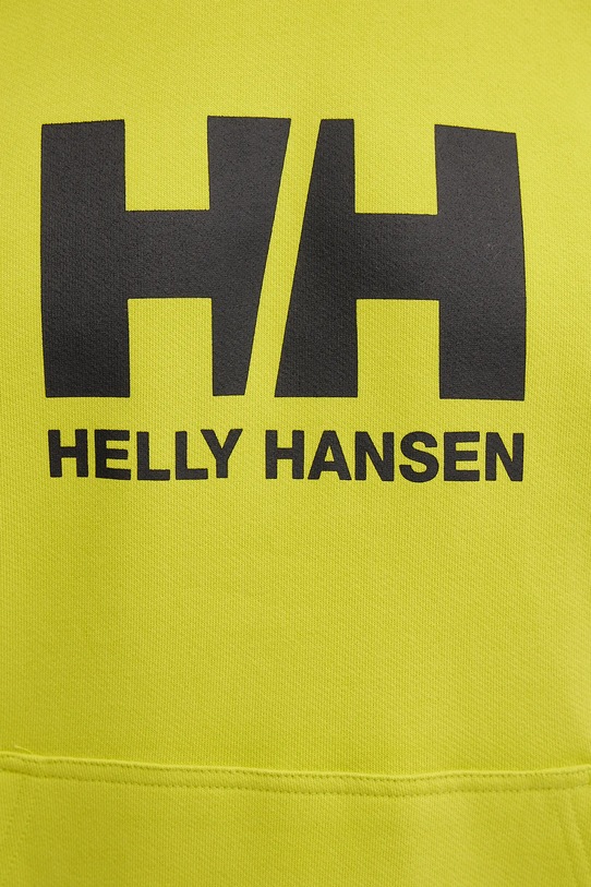Βαμβακερή μπλούζα Helly Hansen HH LOGO 30394 κίτρινο