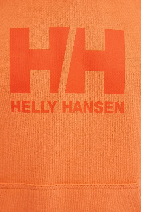 Бавовняна кофта Helly Hansen HH LOGO 30394 помаранчевий