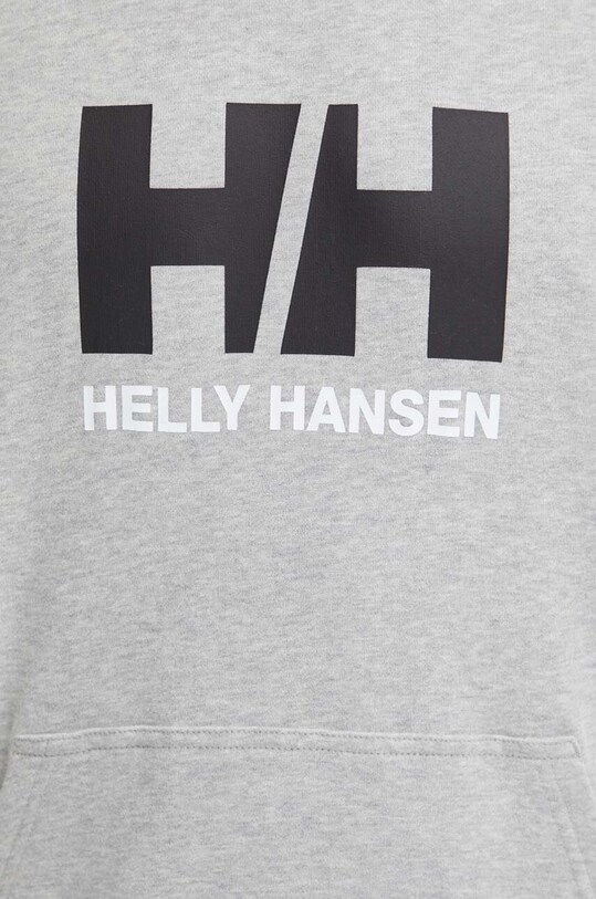Хлопковая кофта Helly Hansen HH LOGO 30394 серый