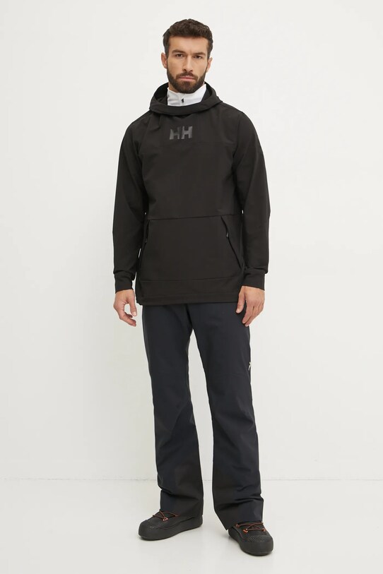 Helly Hansen bluza sportowa ULLR D Shield 65979 czarny AW24