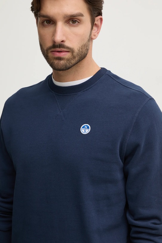 Bavlněná mikina North Sails námořnická modř 691255