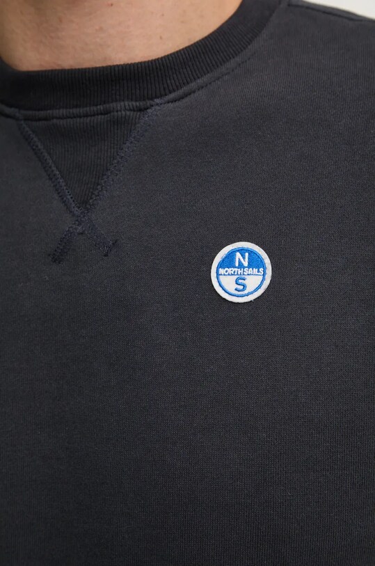 Bavlněná mikina North Sails 691255 černá