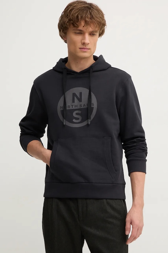 Mikina North Sails s kapucí černá 691258