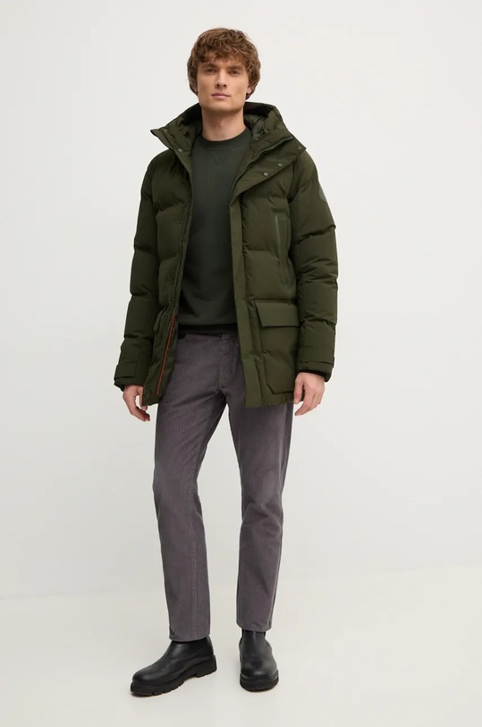 North Sails bluza bawełniana 691261 zielony AW24