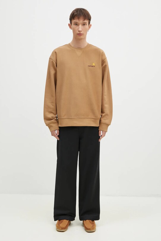 Кофта Carhartt WIP American Script Sweat коричневый I025475.2FSXX